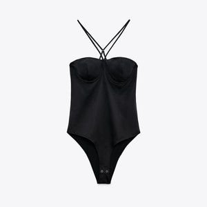 Mini Jupe My Bandage Noire - Taille UK 8 (S) - Style Bandage 80s 90s